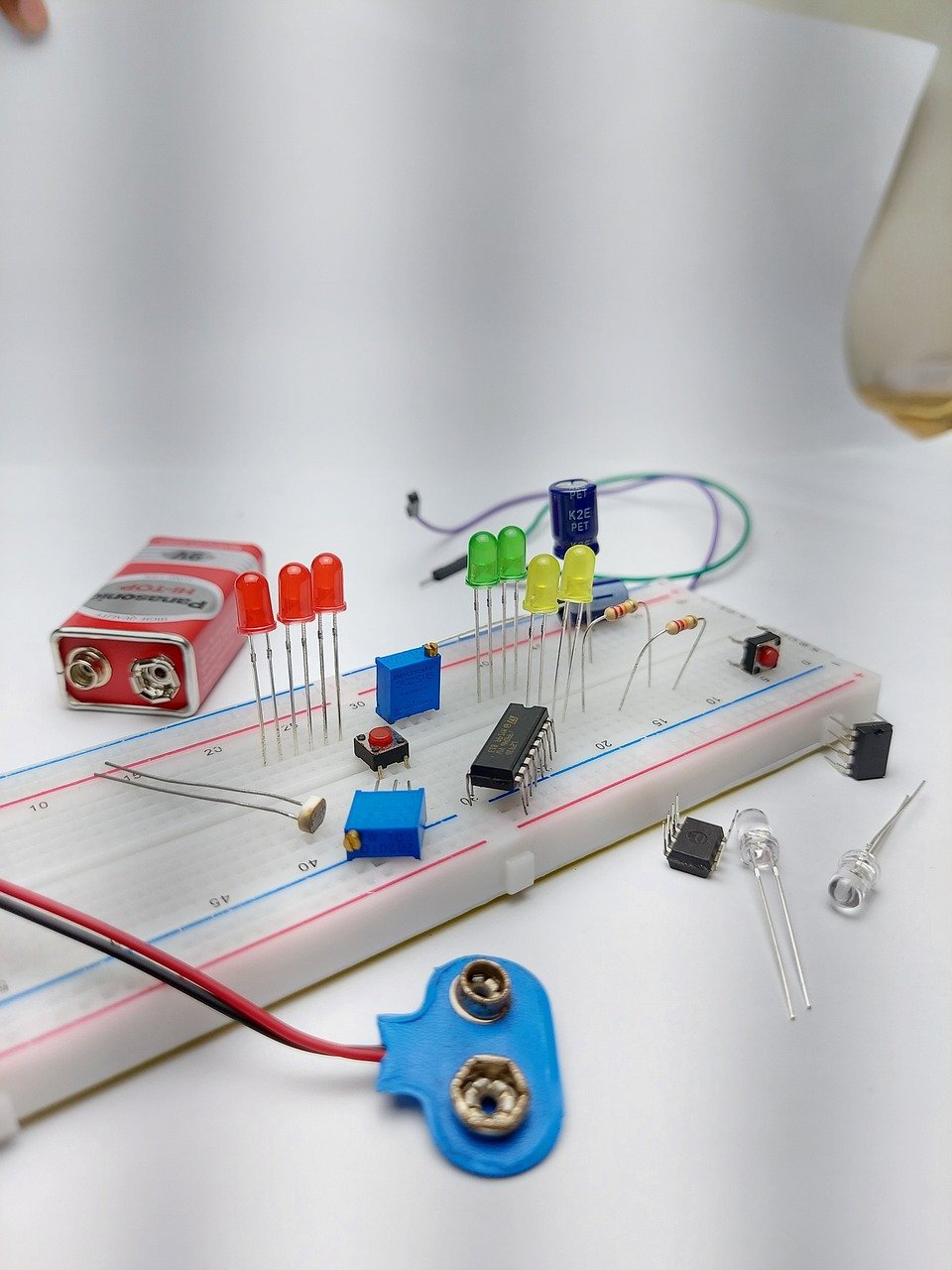 circuits, electronic, breadboard